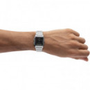 CASIO AQ-230A-1DMQ Reloj Retro Doble Pantalla – Esfera Negra, Correa de Acero Inoxidable, Estilo Vintage, Wr