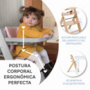 Trona Evolutiva Natural C/cojin Estrellas Gris  MS