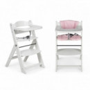 Trona Evolutiva Blanca C/cojin Estrellas Rosa  MS