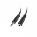 LANBERG AD-0024-BK Cable de Audio 0,1 M 3,5MM 2 X 3,5MM Negro