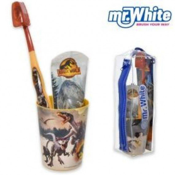 ESTUCHE DENTAL INF JURASSIC PARK (CEP/PASTA/VASO
