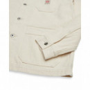 Chaquetas Hombre Chaqueta DEUS EX MACHINA Hank Denim Chore Natural