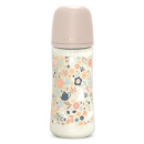 SUAVINEX Biberon Silicona +6MESES Dibujos Rosa