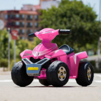 Moto Quad Racy Pink Bateria 6V desde 12 Meses  FEBER