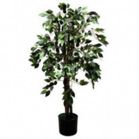 Ficus Artificial Realista 114 Cm Matizado GREEN ESSENTIALS®