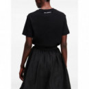 KARL LAGERFELD - Ikon Sketch Choupette Tshirt - 999 - A1W17128/999