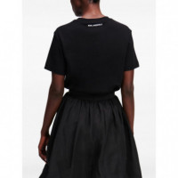 KARL LAGERFELD - Ikon Sketch Choupette Tshirt - 999 - A1W17128/999