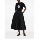 KARL LAGERFELD - Ikon Sketch Choupette Tshirt - 999 - A1W17128/999