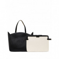 KARL LAGERFELD - K Circle Tote With Pouch Perf - 999 - A1W30216/999