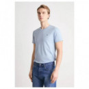 Camisetas Manga Corta Slim Shield V-neck T-shirt  GANT