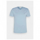 Camisetas Manga Corta Slim Shield V-neck T-shirt  GANT