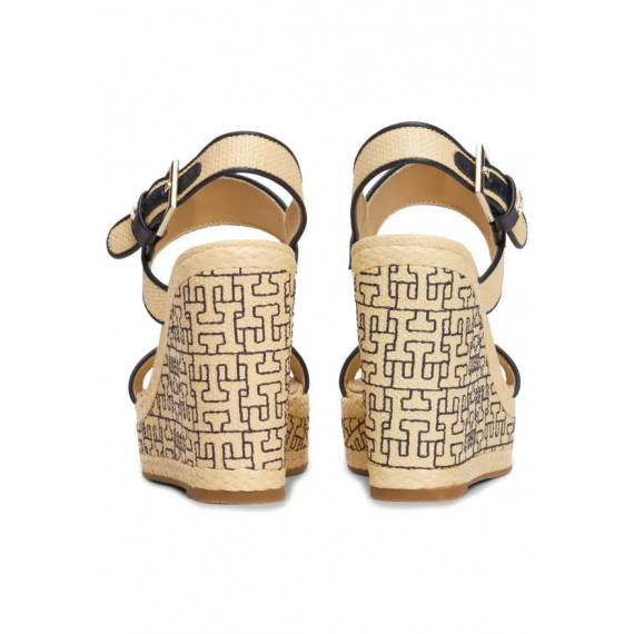 Cuñas Platform Th Mono Rafia Wedge  TOMMY HILFIGER