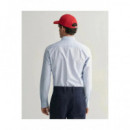 Camisas Slim Poplin Shirt  GANT