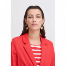 B-YOUNG Chaquetas Mujer Blazer B.young Rizetta Poinsettia