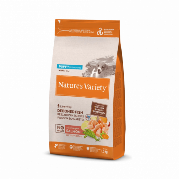 Natures Variety Perro Puppy Mini Ng Salmon 1.5 Kg  NATURE'S VARIETY