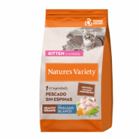 Natures Variety Gato Kitten Hg Pescado Blanco 300 Gr  NATURE'S VARIETY