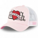 Gorra VON DUTCH VD-0-CAS2-LOVU-LP Rosa