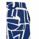 B-YOUNG Pantalones Mujer Pantalón B.young Ihamma Med Blue Geo