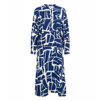 B-YOUNG Vestidos Vestido B.young Ihamma Med Blue Geo