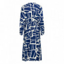 B-YOUNG Vestidos Vestido B.young Ihamma Med Blue Geo