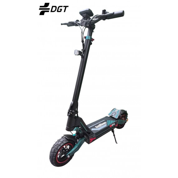 M41 Tank 1000W - Homologado Dgt Patinete Urbano para Adulto Negro/verde  ECOXTREM