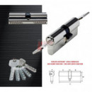 Cilindro Seguridad Cromo Mate 30 X 30 Mm- Modelo 43