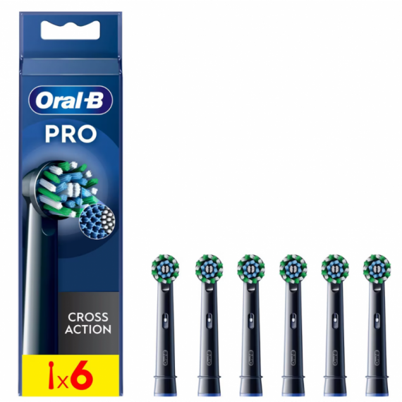 Repuesto Cepillo Oral B Pro Cross Action Pack de 6  BRAUN