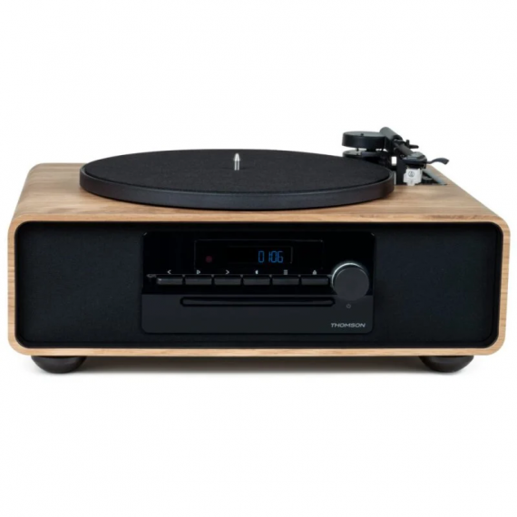 Tocadiscos con Radio, CD y BLUETOOTH 60W THOMSON
