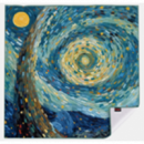 HAIDA Paño de Microfibra 55X55CM (noche Estrellada Van Gogh)