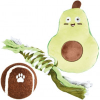 ICA Perro Juguete Premier Set Aguacate