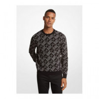 Jersey Mk Link Jacquard Crew  MICHAEL KORS