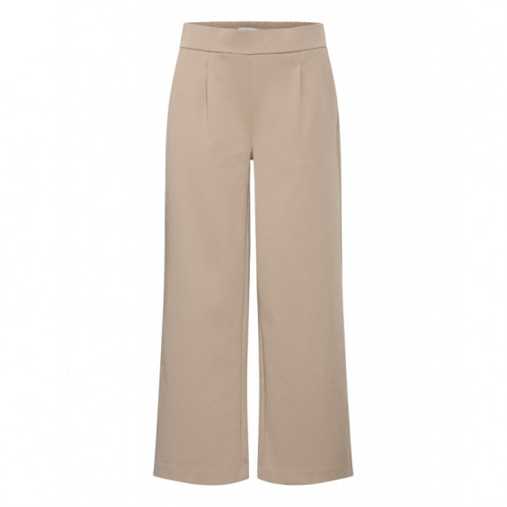 B-YOUNG Pantalones Mujer Pantalones B.young Rizetta Wide Cropped Roasted Cashew