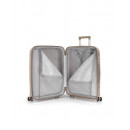 GABOL Maleta Viaje Mediana con 4 Ruedas Polipropileno Kiba Beige 66X44X27 Cm