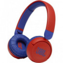 JBL JR310BT Auriculares Casco BLUETOOTH para Niños Rojo y Azul