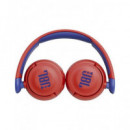 JBL JR310BT Auriculares Casco BLUETOOTH para Niños Rojo y Azul