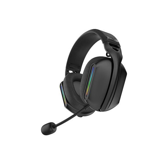 COOLSOUND Auricular de Casco Gaming BLUETOOTH y Cable Jack Gii Rgb, Pc Nintendo Switch CS0265 Negro