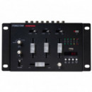 Mezclador de 3 Canales FONESTAR MIX-3DJ Conecta Como una Tarjeta de Audio