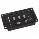 Mezclador de 3 Canales FONESTAR MIX-3DJ Conecta Como una Tarjeta de Audio