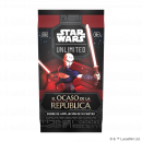 Sobres STAR WARS UNLIMITED el Ocaso de la República sobre