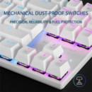 MARS GAMING MK80W TECLADO MECANICO BLANCO