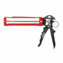 Pistola de Silicona Manual Doble Empuje PAMACON 9" Rt 12:1