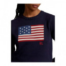 Jersey Flag Cn-long Sleeve  POLO RALPH LAUREN