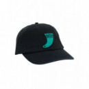 Gorros y Gorras Gorra DEUS EX MACHINA Classic 6 Panel Dad Single Fin Black