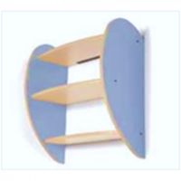 Estantería Infantil 3 Baldas de Madera Haya/azul  ROCADA