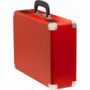 Tocadiscos Denver VPL-120 Rojo Reproducción a 3 Velocidades