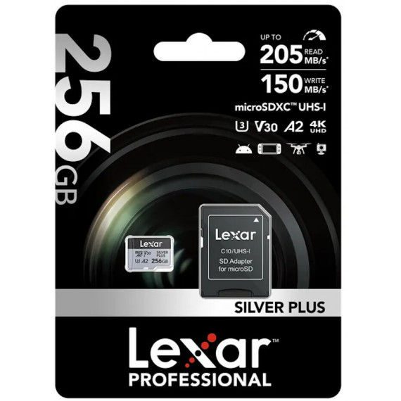 LEXAR Microsd 256GB V30 205MB/S