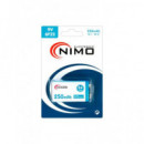 NIMO Bateria Pila Recargable 9V 250 Mah BAT044