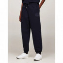 Joggers Cónicos con Logo Bordado  TOMMY HILFIGER
