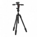 MANFROTTO Befree Gt Tripode de Carbono con Rotula de 3 Way REF.MKBFRTC4GTFB3