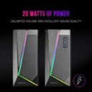 Altavoces BLUETOOTH 5.0 MARS GAMING 2.0 MS7 20W Rgb